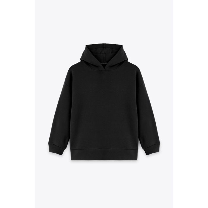 MARWA - SWEAT A CAPUCHE BASIC - BLACK