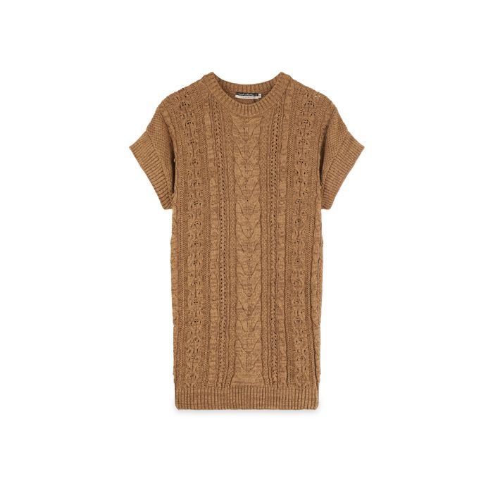 MARWA - PULLSLEEVLESS LONG - CAMEL