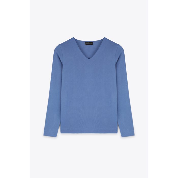 MARWA - TOP BASIC COL V - BLUE