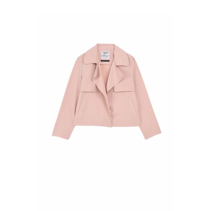 MARWA - VESTE COURTE UNICOLOR - LIGHT PINK