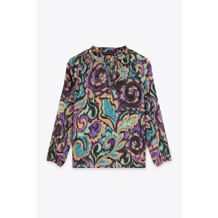 MARWA - BLOUSE BASIQUE - PURPLE
