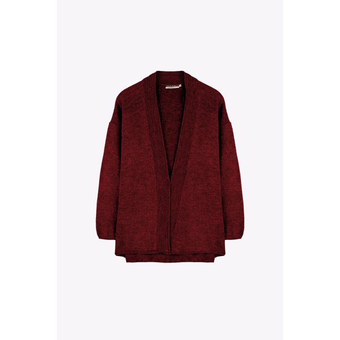 MARWA - GILET PARIS BASIC - PRUNE