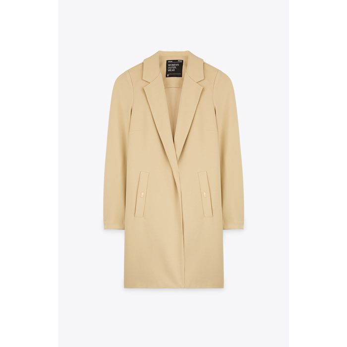 MARWA - MANTEAU CACHEMIRE - BEIGE
