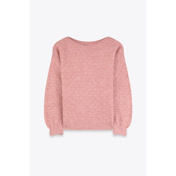 MARWA - PULL AVEC COL  BATEAU - DUSTY PINK