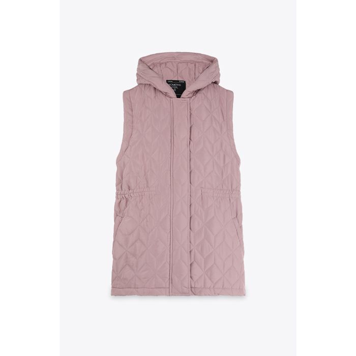 MARWA - DOUDOUNE SANS MANCHE - OLD PINK