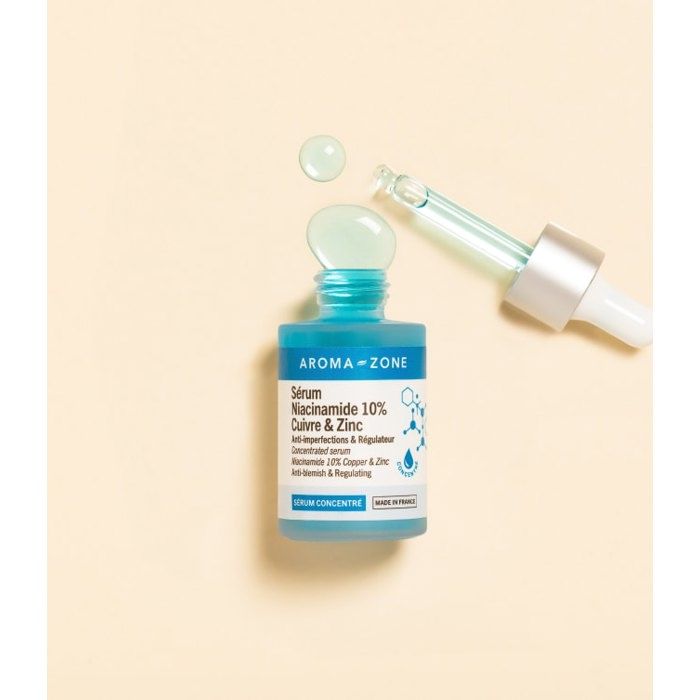 Sérum concentré Niacinamide 10%, Cuivre & Zinc - 30ml, AROMA ZONE