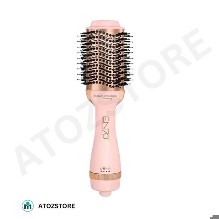 Brosse à cheveux rotative Enzo, séchage et coiffage 2 en 1 professionnel