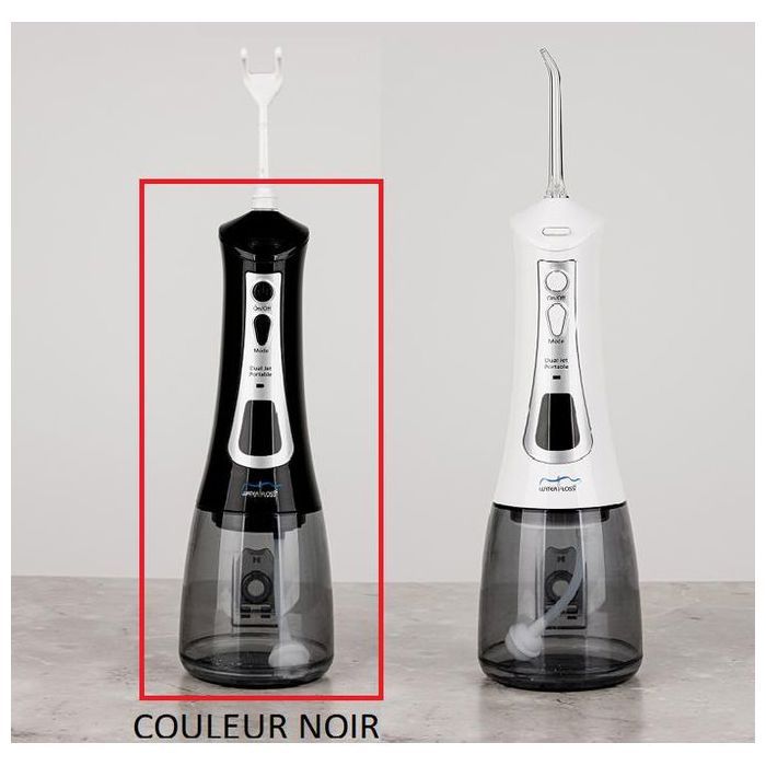 Hydropulseur Portatif - WATER FLOSS - Waterfloss - 5 Modes - Écran LED - Noir