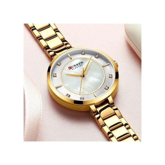 Montre Femme - CURREN - Modèle Luxe - Bracelet Inoxydable - Résistante à l'Eau - Quartz Précis