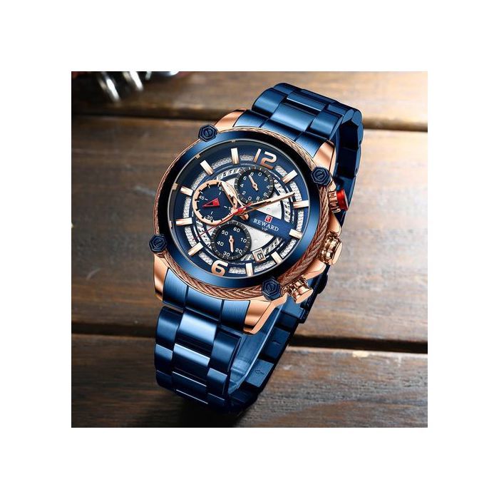 Montre - REWARD - Adulte - Quartz - Chronographe - Étanchéité 3 ATM