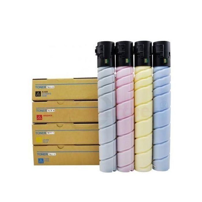 Toners compatibles - GENERIC - TN512 TN324 - 4 pièces - CMYK - Pour Bizhub C454 C554 C258 C308 C368