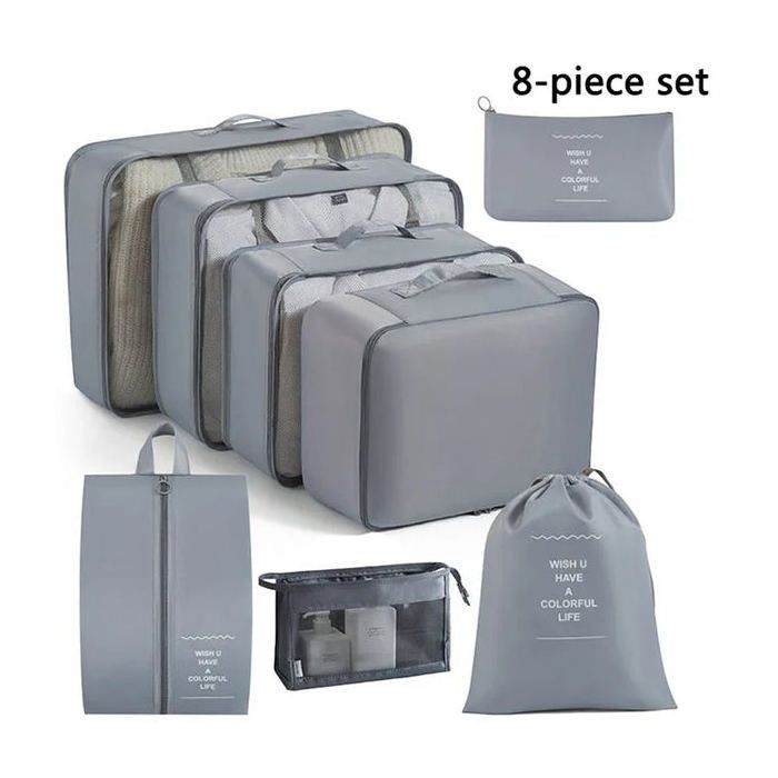 Pack 8Pcs Sac de Rangement pour Voyage de Valise, Organisateur de vêtements