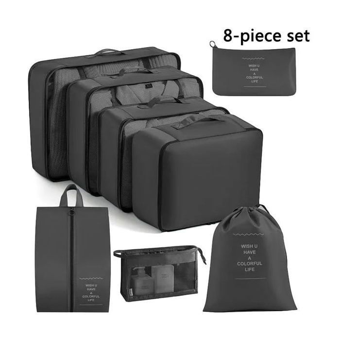 Pack 8Pcs Sac de Rangement pour Voyage de Valise, Organisateur de vêtements