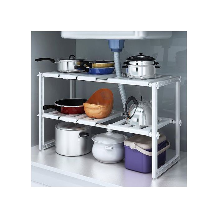 Étagère cuisine multifonction Pour Ranger et Organiser Espace Sous-Evier,