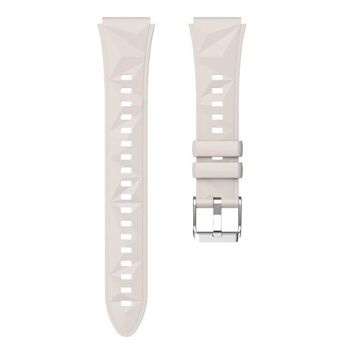 Bracelet en Silicone souple 18mm pour Huawei Watch GT5 41mm - Beige