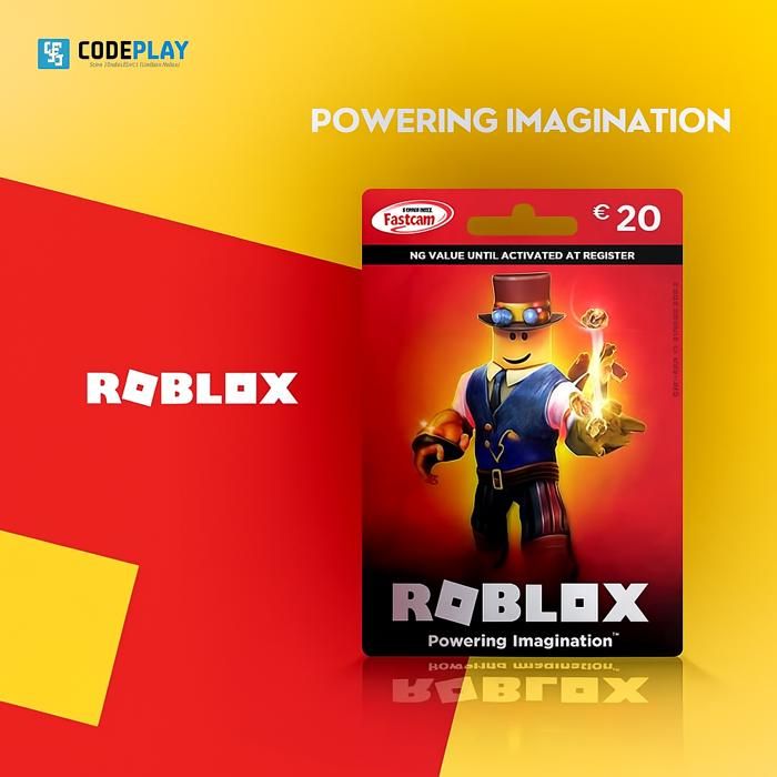 Carte Cadeau Roblox 20€ – Code Numérique pour Créditer des Robux