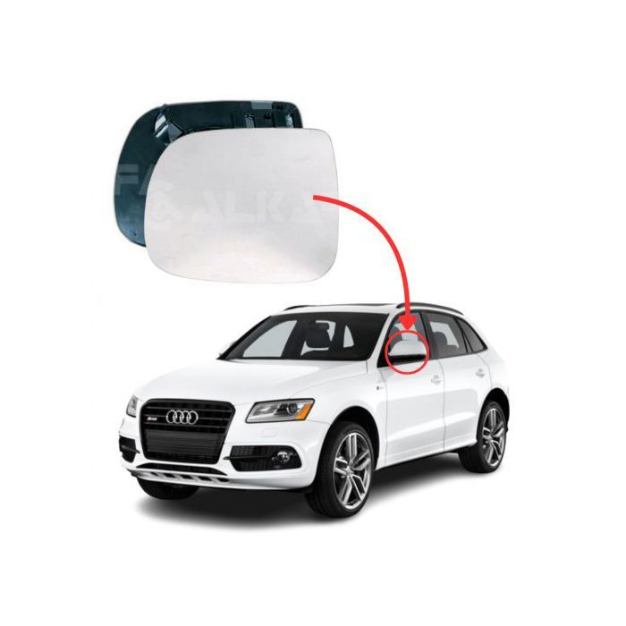Verre Retroviseur Gauche Audi Q5 (8RB)