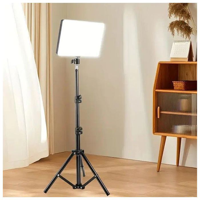 Lampe de remplissage à panneau plat à intensité variable, Panneau professionnel d'éclairage lampe vidéo LED