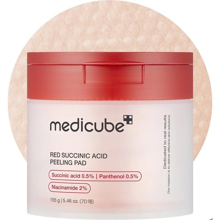 Medicube Red Succinic Acid Peeling Pad - 155g 70 PCS