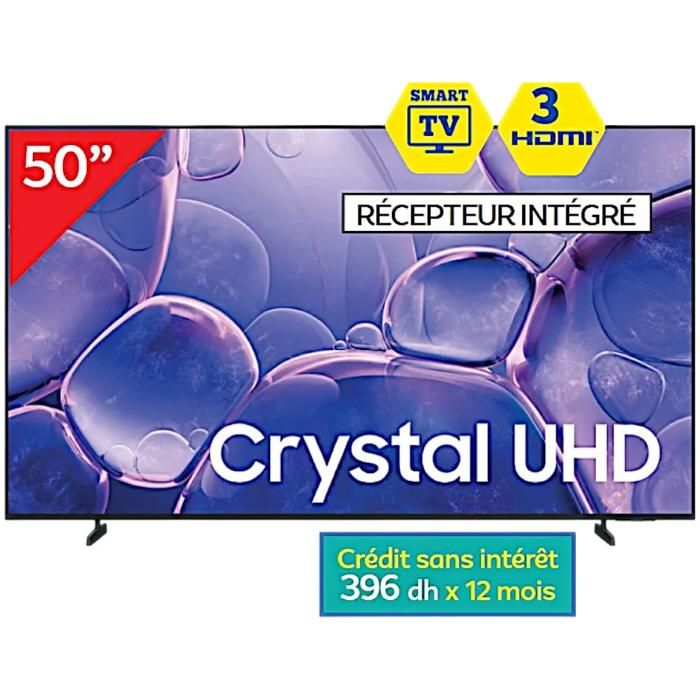 TV LED 50" Samsung 4K UHD - Smart TV - UA50U8000FUXMV 