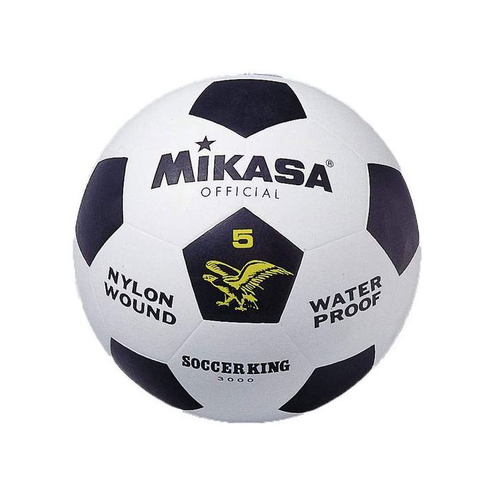 Ballon de football - MIKASA - Modèle 5 - Nylon - Caoutchouc butyle - Résistant à l'eau