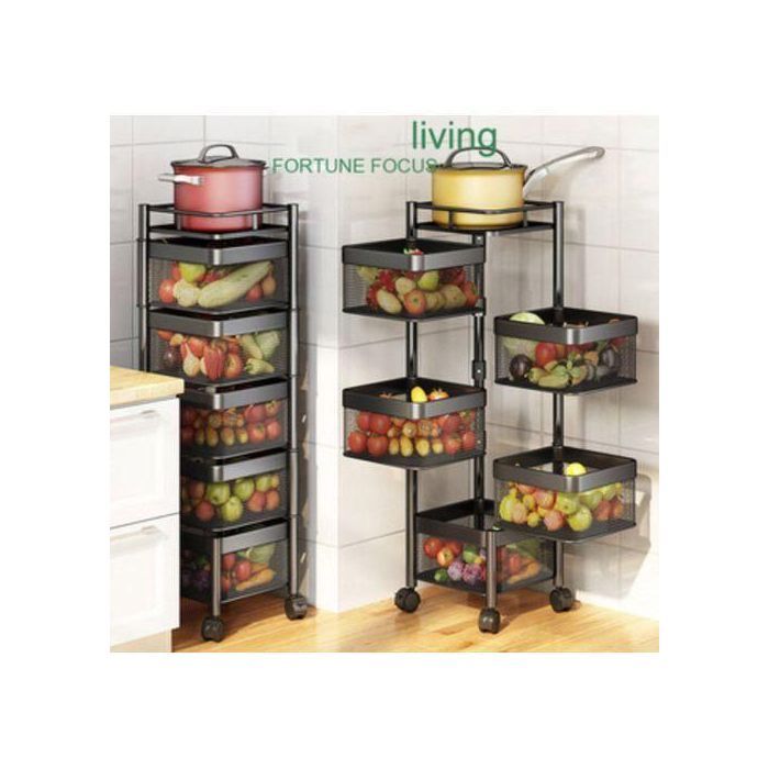 Étagère rotatif 5 pour cuisine