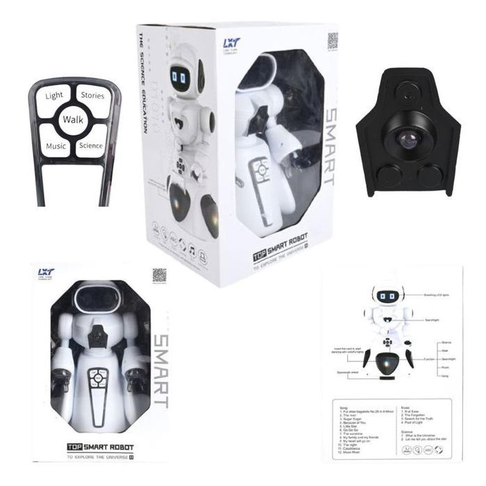 Robot Télécommandé Intelligent pour Enfants – Danse, Chante, Marche et Éclaire – Jouet Éducatif Pratique pour Garçons et Filles