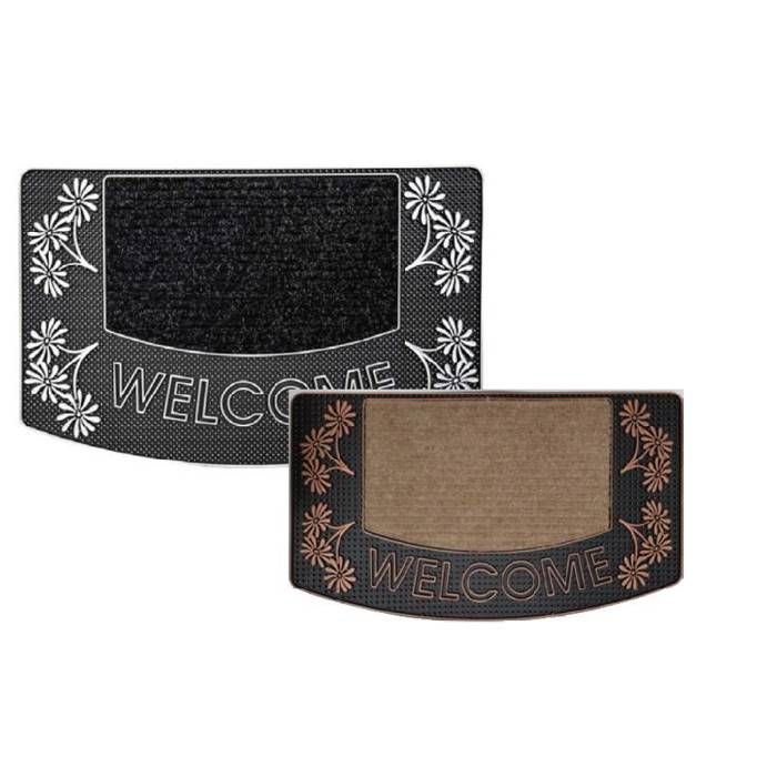 Tapis de porte - ALOHA - 45x70cm - Synthétique - Tropical - Rectangulaire