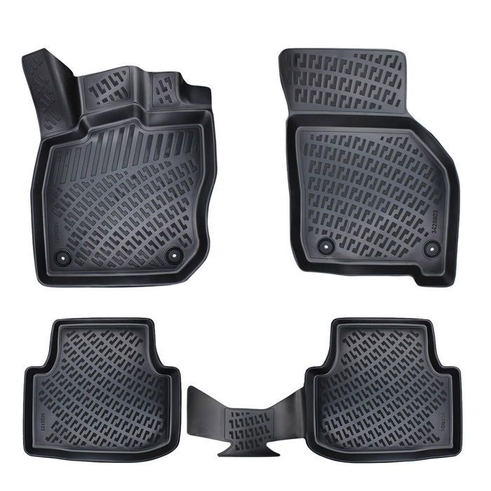 Tapis de sol voiture - Cupra Formentor 2024 - Noir - Haute qualité - Marque Rizline