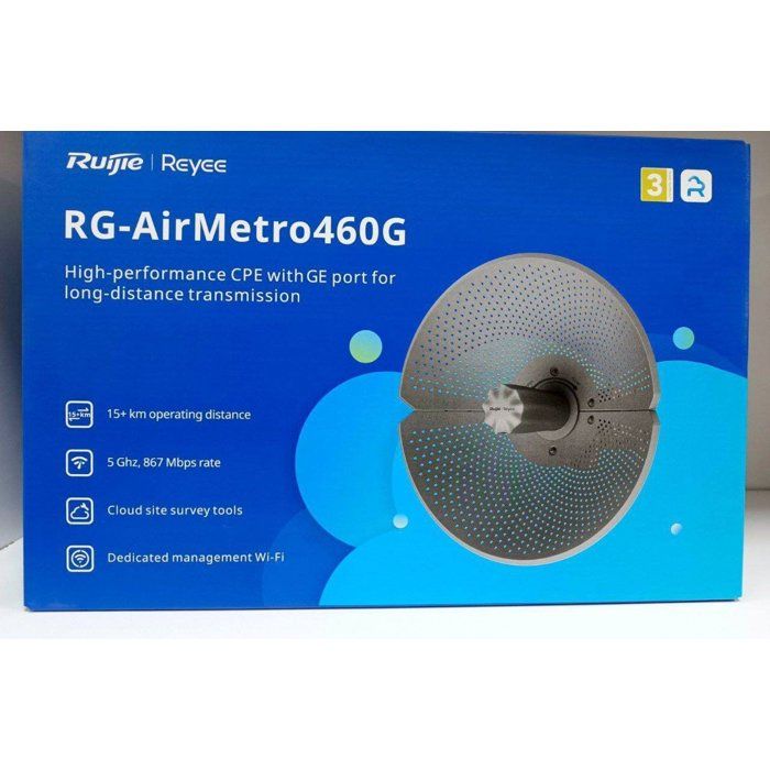 CPE Extérieur Ruijie Reyee RG-AirMetro460G – Longue Portée