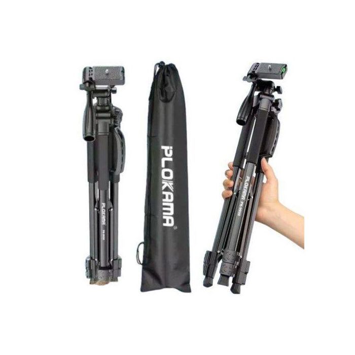 Trépied Professionnel PK 9990 – Support Caméra et Smartphone jusqu’à 180 cm en Aluminium avec Télécommande Bluetooth