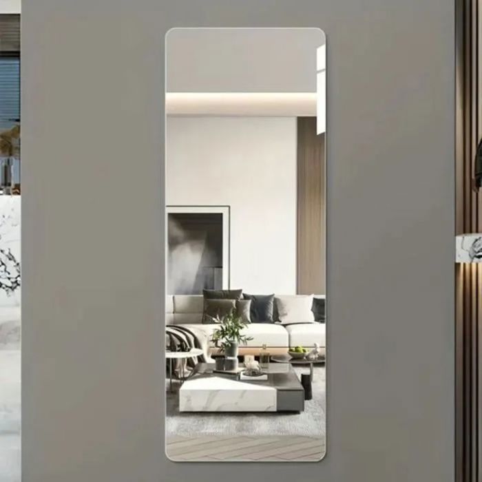 Miroir adhésif haute définition 90×40 cm – Incassable, ultra fin et facile à poser
