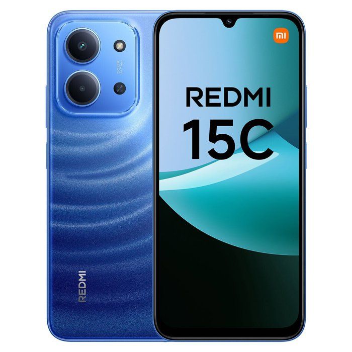 Xiaomi - Redmi 15c 128Go/4Go RAM -mediatek helio g81 ultr -33w -50 mp - Bleu