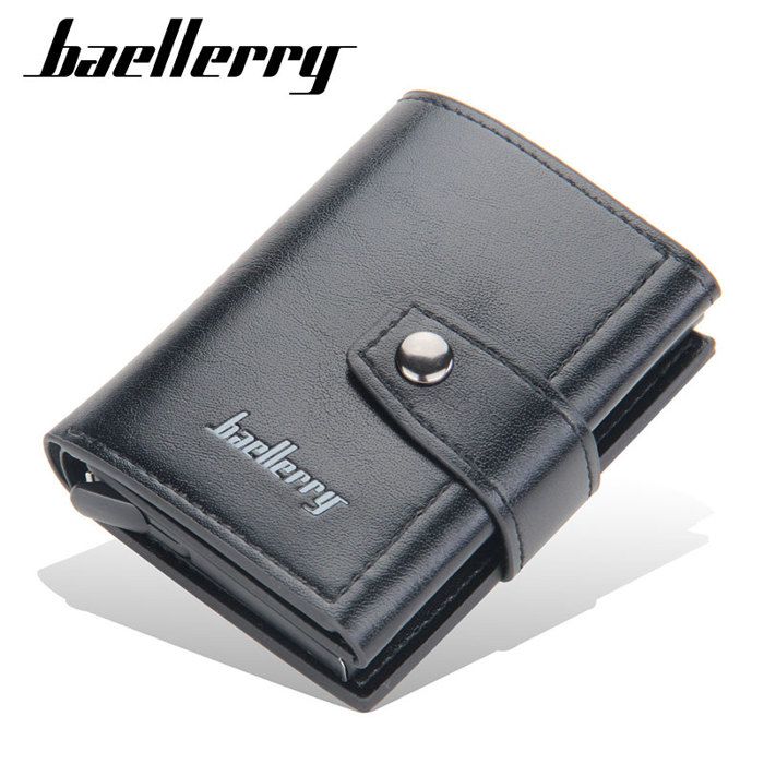 Baellerry nouveau RFID petits porte-cartes hommes portefeuilles haute qualité