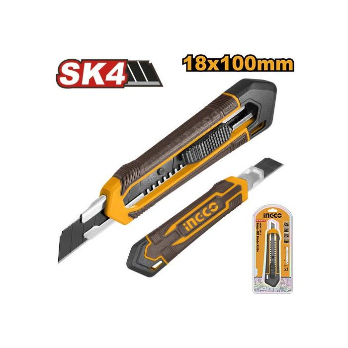 INGCO - Cutter 18mmx100mm 1lame :179mm