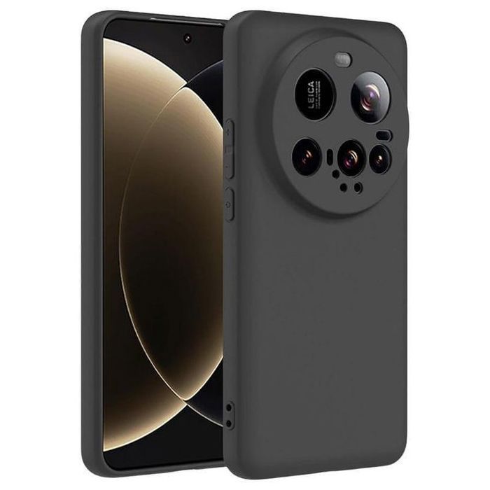 Coque Silicone Noire pour Xiaomi MI 15 ULTRA – Pochette de Protection Souple et Résistante