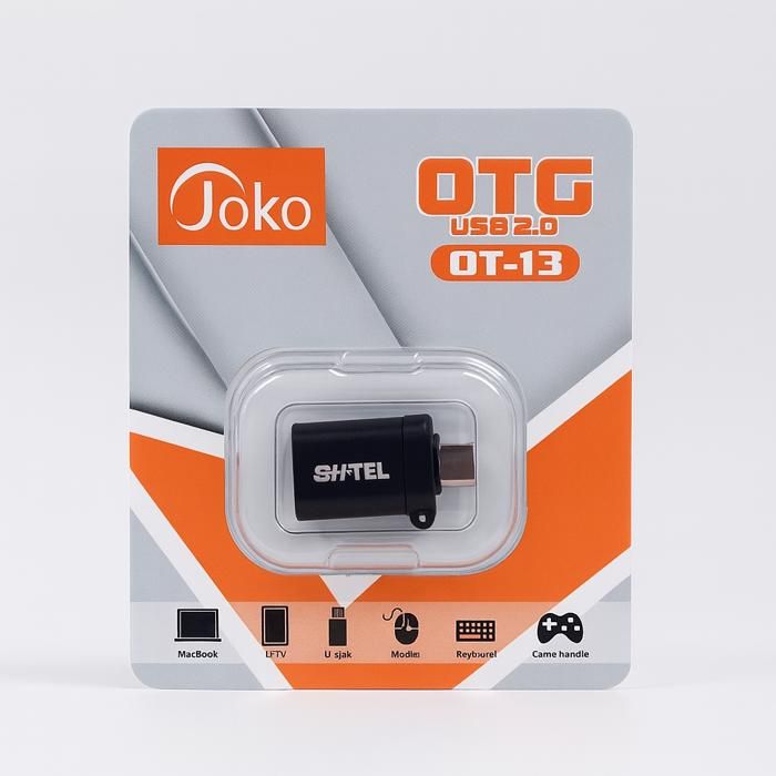 Adaptateur Joko™ OTG USB 2.0 Type-C – Compact, rapide et compatible Android, MacBook, TV. Idéal pour clés USB, souris, claviers