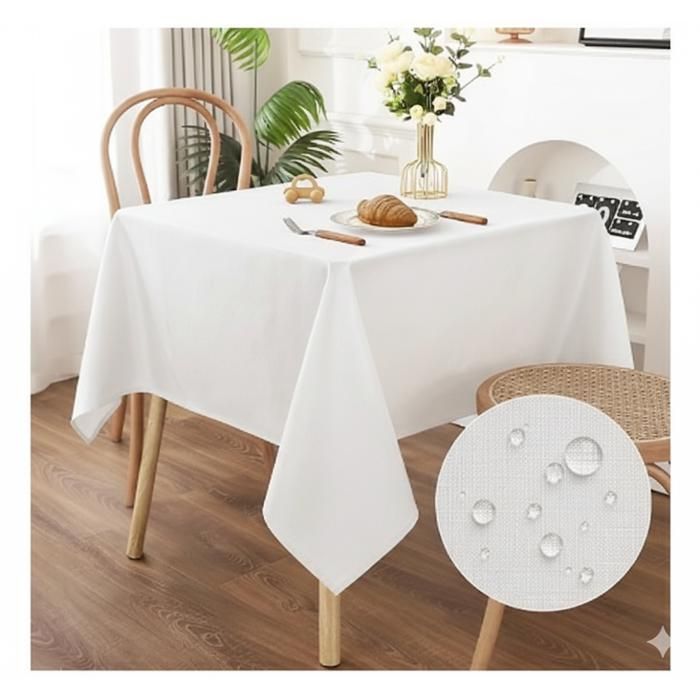Nappe jacquard 150 x 200 cm imperméable 100 % polyester 120 gsm