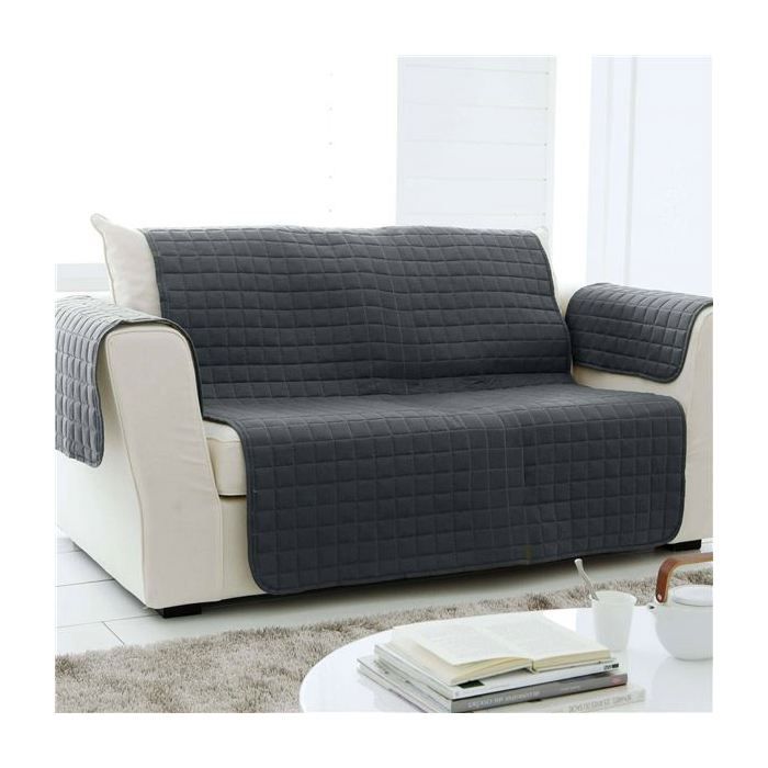 Housse de canapé 2 places 110 x 220 cm 100 % polyester 70 gsm