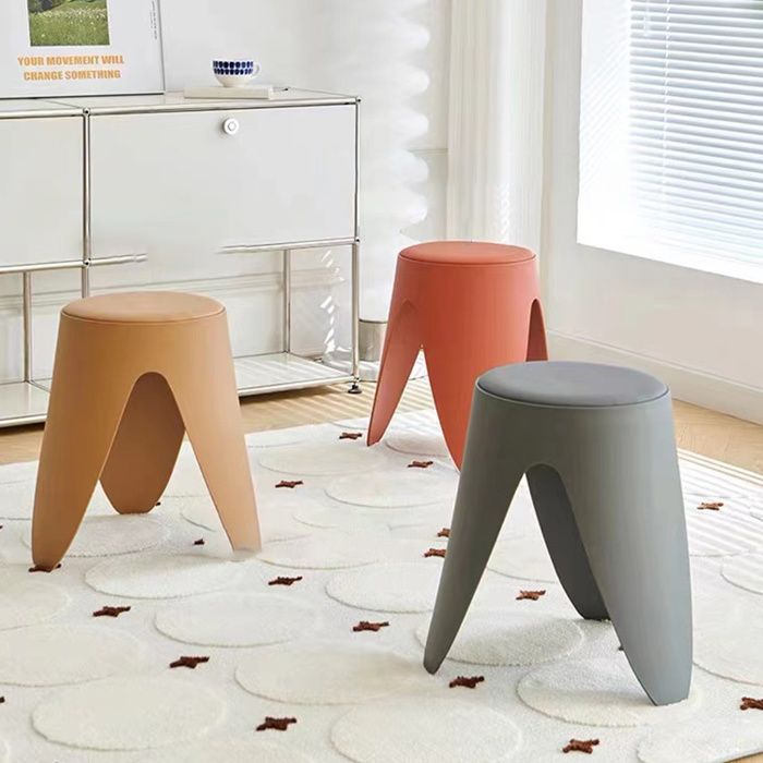 Chaise ronde - Moderne - 30 x 45,5 cm - Couleur aléatoire