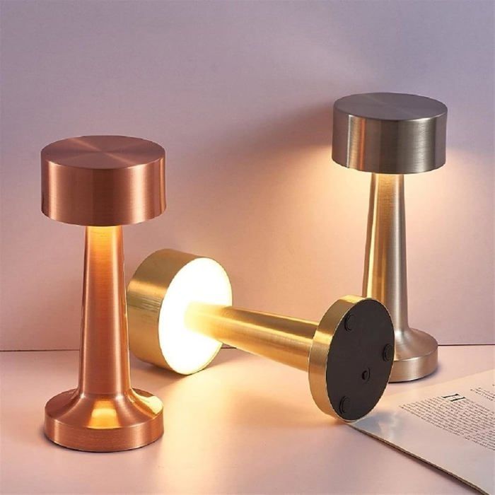 Lampe tactile 21 cm DEA-JS-001 - Doré