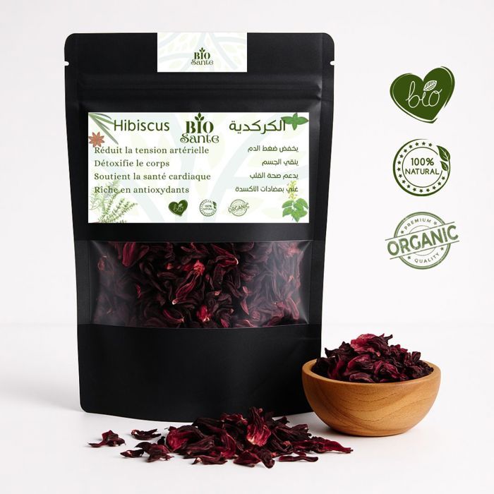 Hibiscus pétales format familial sachet refermable 100 g
