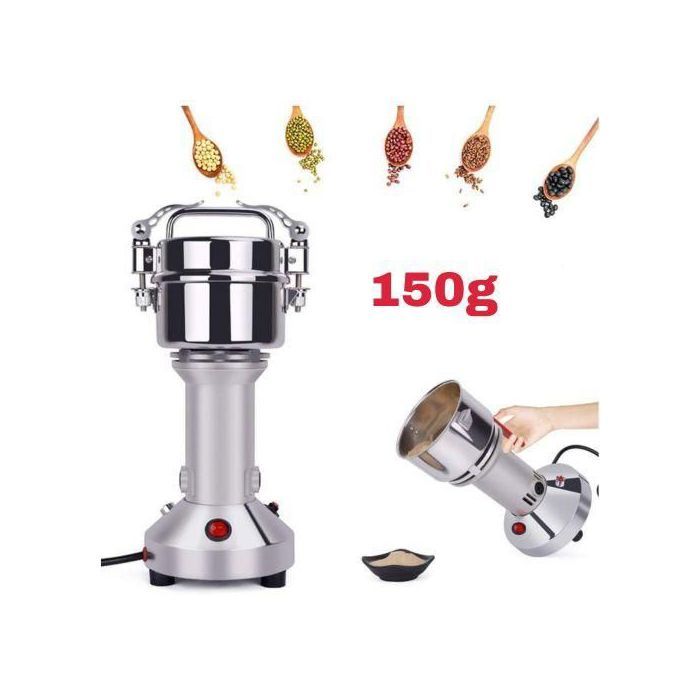 Moulin à Épices Électrique 150 g – Inox – Machine de Meulage - 1000 W
