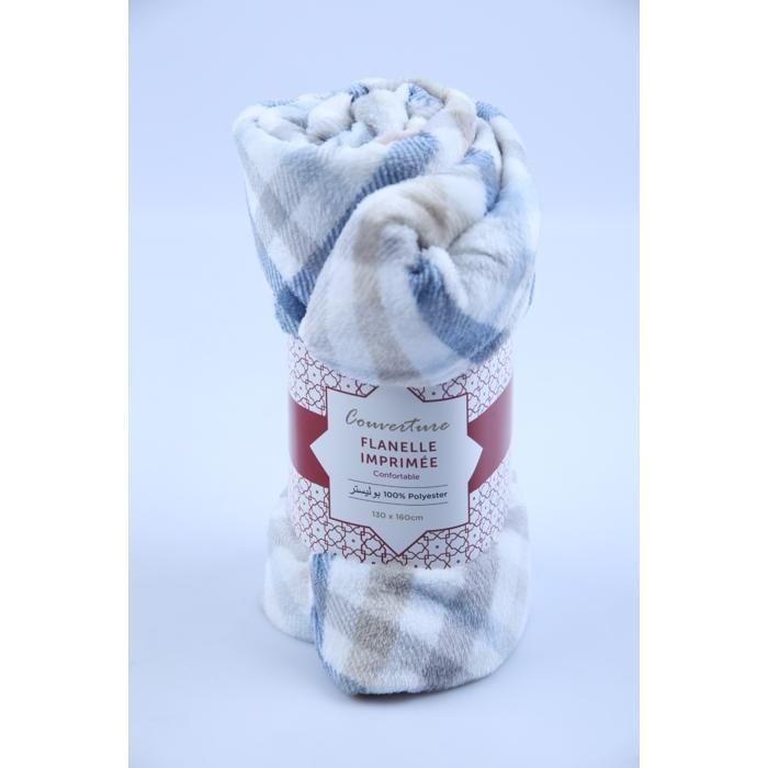 Couverture polaire imprimée 130x160 cm 180 g/m² CYM-2501