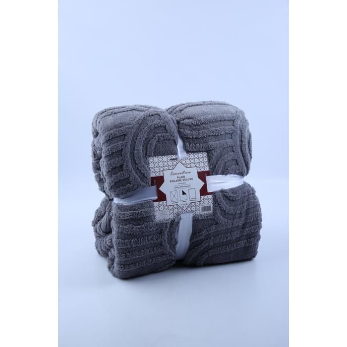 Plaid Sherpa 220x240 cm 100 % polyester TEX-A023