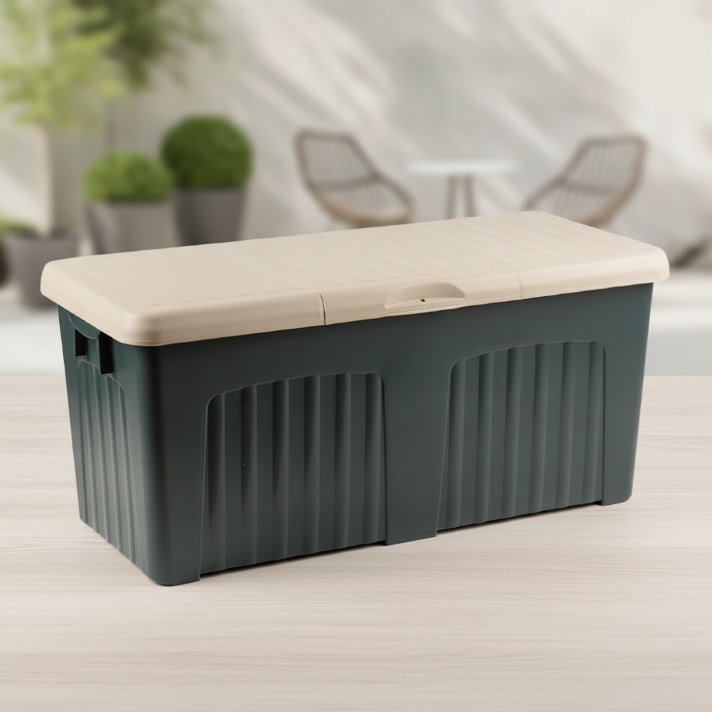 Coffre Pandora Anthracite – 125 × 57 × 56 cm - Marjane Mall - Image 2