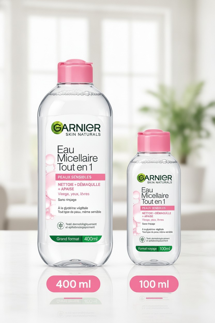GARNIER EAU MICELLAIRE PS 400 ml + 100 ml - Marjane Mall - Image 2