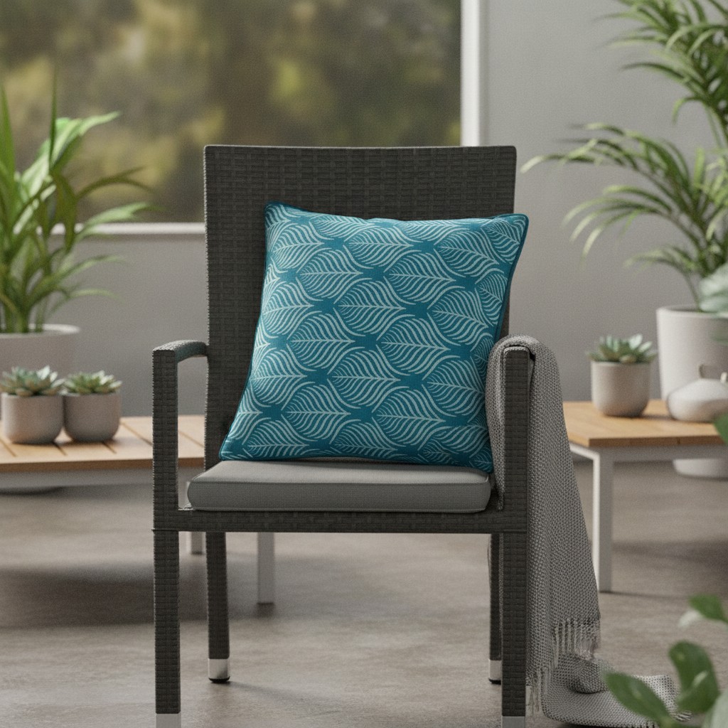 Coussin de Chaise 40x40 cm Gris Orage – Confort Optimal, Design Moderne et Résistant - Marjane Mall - Image 3