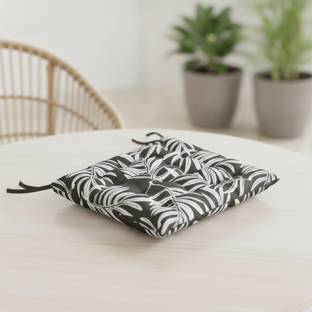 Galette de Chaise 40 x 40 cm – Coloris Thym - Marjane Mall - Image 2