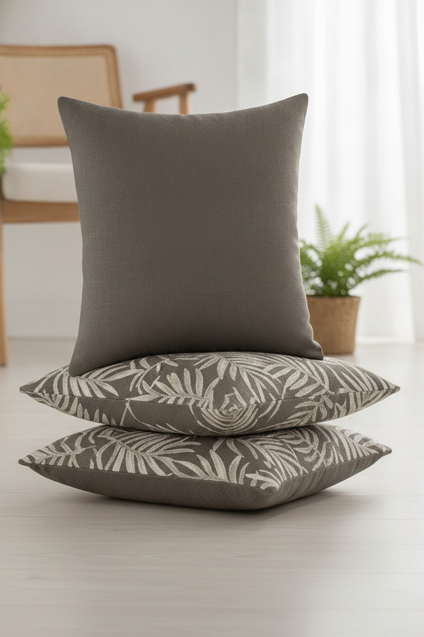Coussin de Chaise 40x40 cm Thym – Confort Moelleux, Design Naturel et Résistant - Marjane Mall - Image 2